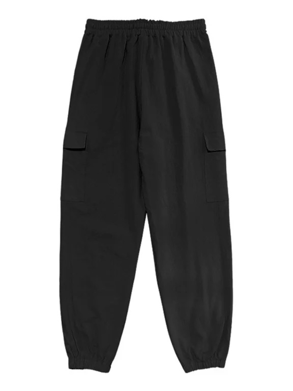 Good Luck Gem Black Cargo Jogger Track Pants